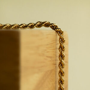 Alternative view of Chaîne Torsadée Or Jaune 18K