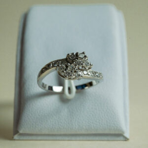 Alternative view of Bague Diamants Or Blanc 18K #54